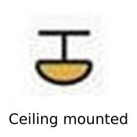 Ceiling-mounted