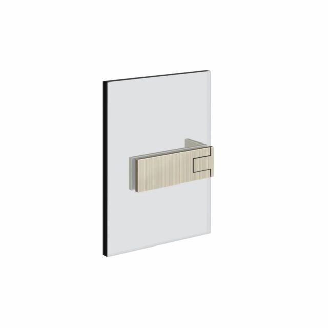 Gessi Shower G 67511 Cerniera con alzata in apertura Destra muro-vetro-Nickel PVD