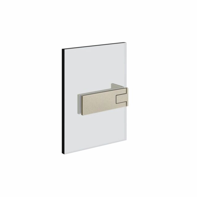 Gessi Shower G 67611 Cerniera con alzata in apertura Destra muro-vetro-Nickel PVD