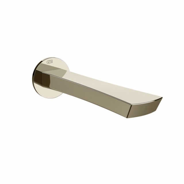 Gessi Ventaglio 72103 Bocca vasca a parete-Nickel PVD
