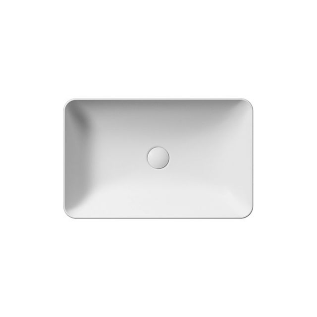 GSI Ceramica Nubes 903811 Lavabo Da Appoggio-Bianco Opaco