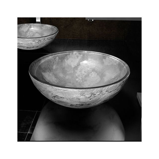 Glass Design Luna 45 LUNA45WT Lavabo da appoggio
