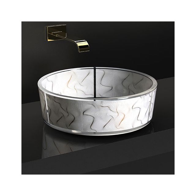 Glass Design Vento VENTOK39BG Lavabo da appoggio
