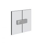 Gessi Shower G Unito 67015 Cerniera con alzata in apertura Destra vetro-vetro