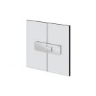 Gessi Shower G Unito 67017 Cerniera con alzata in apertura Sinistra vetro-vetro 180°