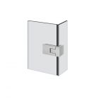 Gessi Shower G Rigato 67589 Cerniera con alzata in apertura Destra vetro-vetro 90°