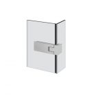 Gessi Shower G Diamantato 67685 Cerniera con alzata in apertura Destra vetro-vetro 90°