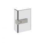 Gessi Shower G Diamantato 67687 Cerniera con alzata in apertura Sinistra vetro-vetro 90°
