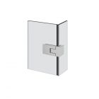 Gessi Shower G Diamantato 67689 Cerniera con alzata in apertura Destra vetro-vetro 90°