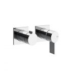 Gessi Inverso Diamantato 73638+54073 Miscelatore Doccia a parete + Parte ad Incasso
