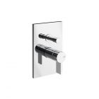 Gessi Inverso Diamantato 73679+44673 Miscelatore bagno/doccia a parete + Parte ad Incasso