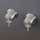 Cea Design Milo360 MIL54+UCS04 Gruppo 2 rubinetti d'arresto + Parte ad incasso