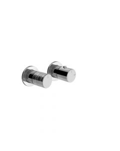 Gessi Habito Trame 70334+54169 Miscelatore doccia termostatico a 2 vie + Parte ad incasso
