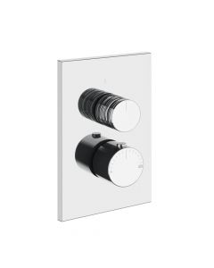 Gessi Habito Trame 70339+09269 Miscelatore termostatico a 3 vie + Parte ad incasso
