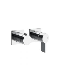 Gessi Inverso Diamantato 73638+54073 Miscelatore Doccia a parete + Parte ad Incasso