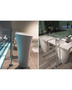 Antonio Lupi Bikappa BK902N+BK903IN Miscelatore Monocomando Freestanding Lavabo 