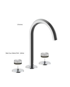 Fantini Venezia N404SW+N646 Gruppo Lavabo 3 Fori