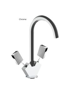 Fantini Venezia N456SF+N348 Gruppo Lavabo 3 Fori