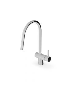 Zucchetti Pan S ZPA285 Miscelatore monocomando con bocca girevole e doccetta estraibile