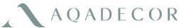 Aqadecor logo - Arredo bagno Made in Italy con marchi di lusso come Gessi, Antonio Lupi, Cea Design, Fantini, Nicolazzi, Ceramica Cielo, Falper, Boffi